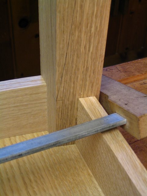 Leg Blank and Aprons From Inside